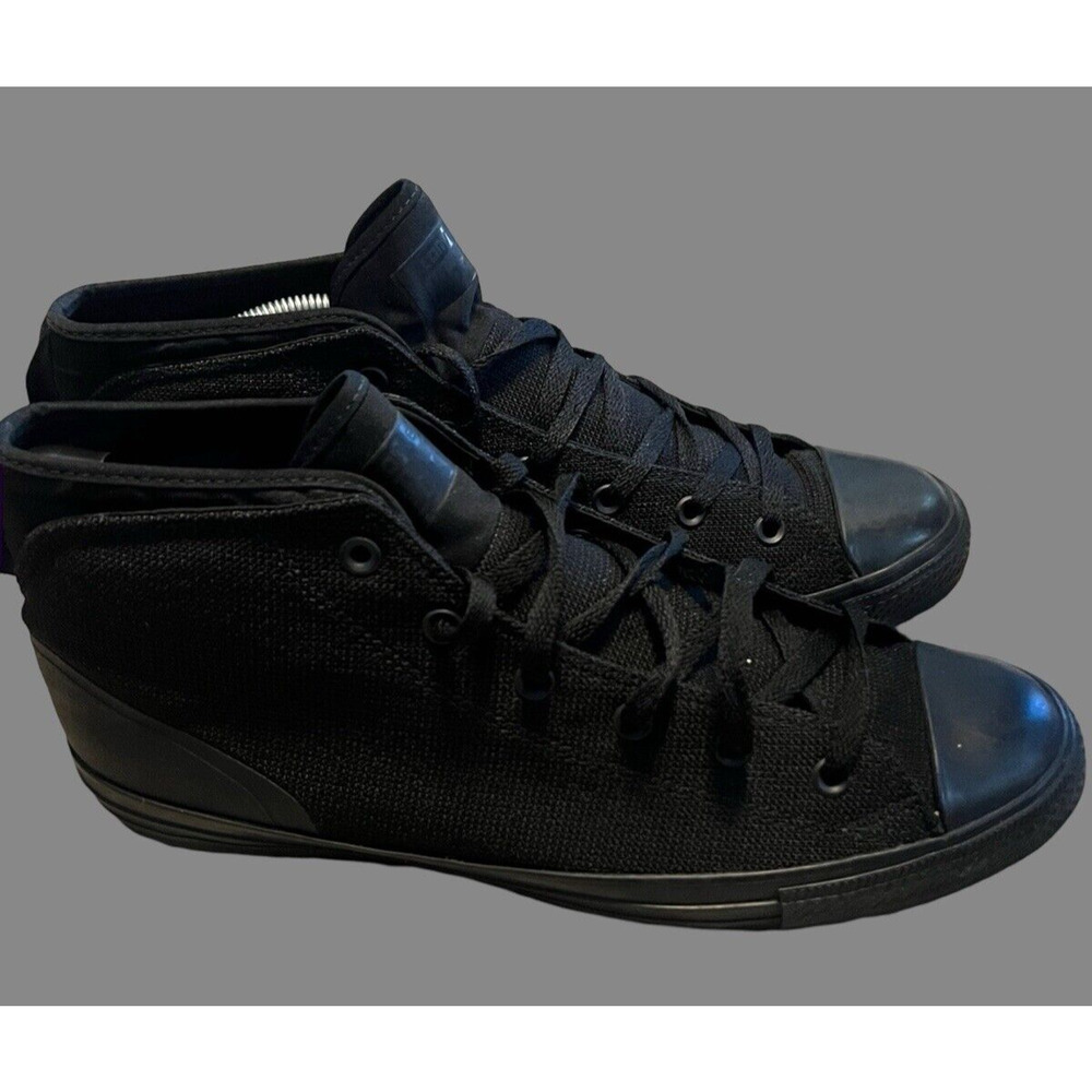MEN'S SIZE 12- CONVERSE CHUCK TAYLOR All Star, Mid-top, Black| 155489C - Picture 5 of 10